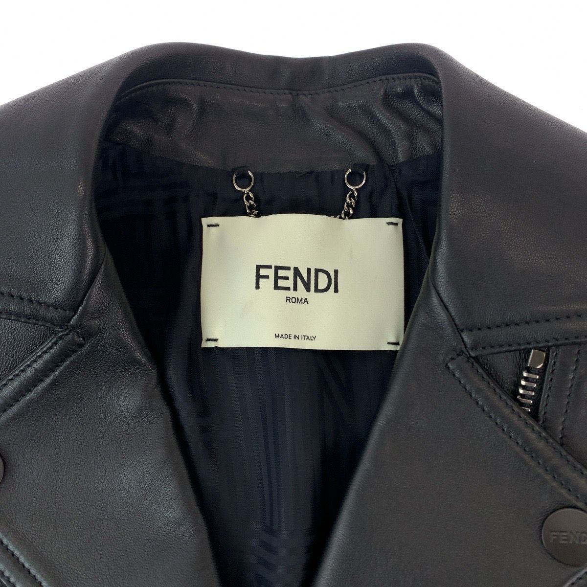 美品 FENDI フェンディ ズッカ柄 サイズ36 ブラック 黒 ブラウン