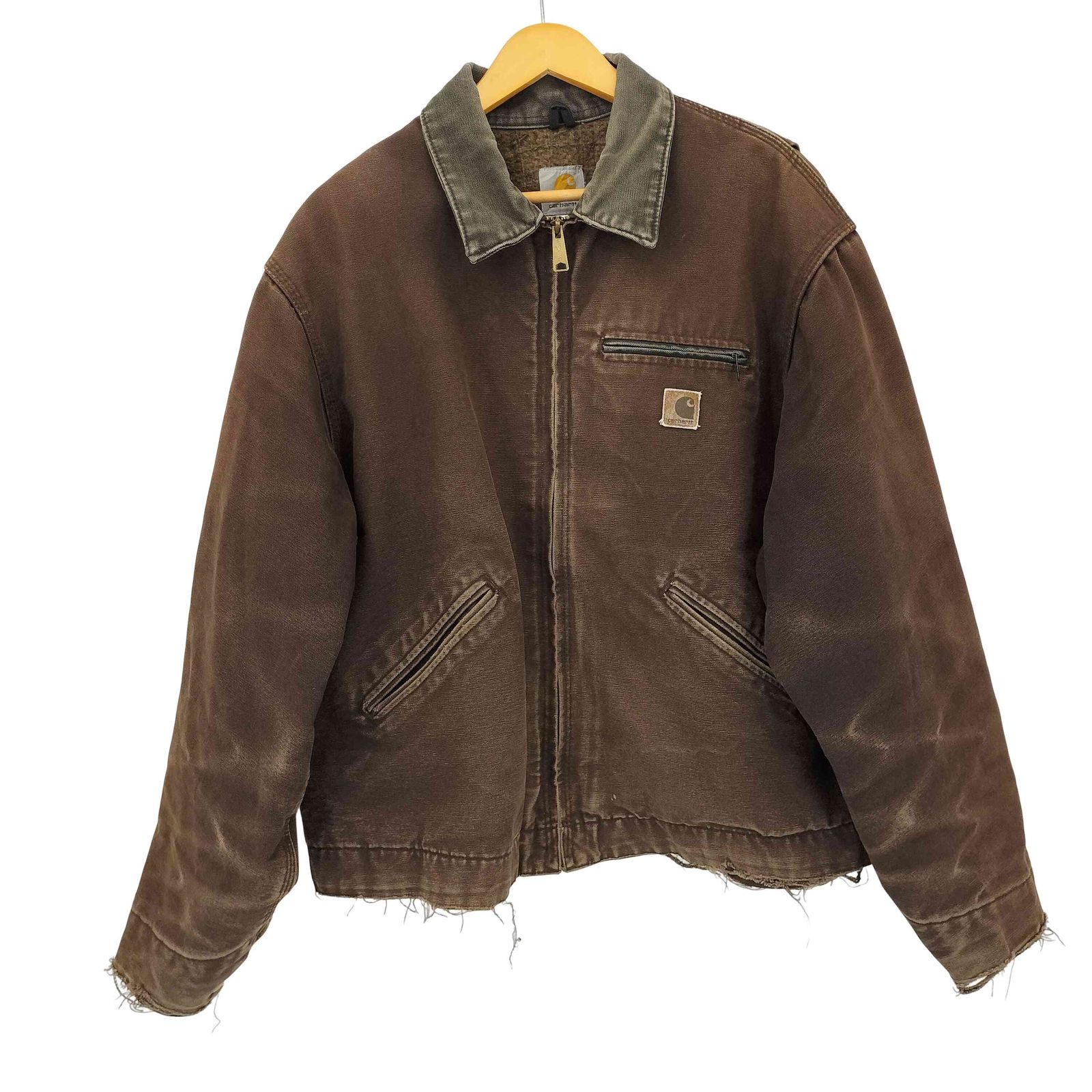 カーハート Carhartt 90S メキシコ製 裏地チェック デトロイトジャケット メンズ JPN：XL 