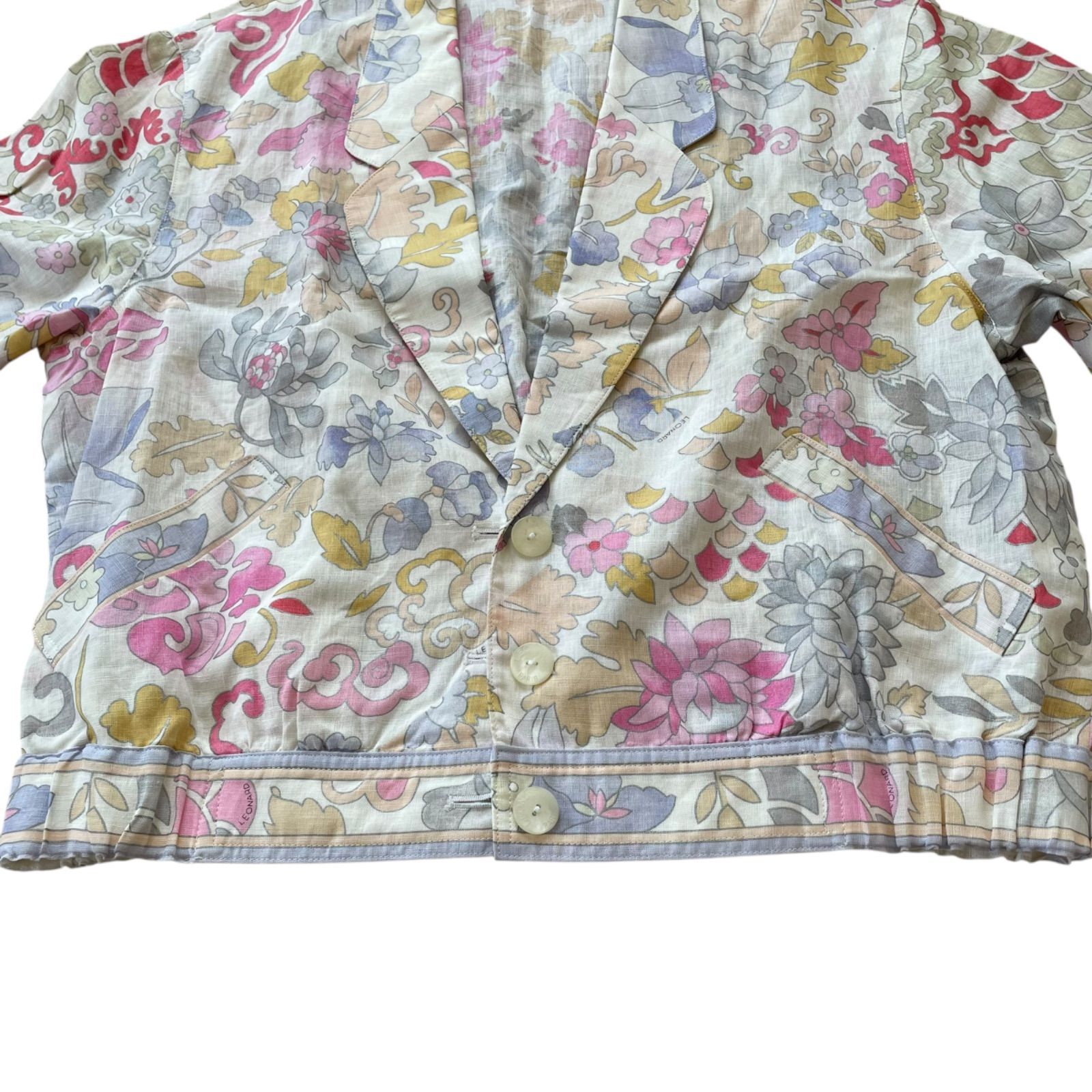 LEONARD レオナール ジャケット LEONARD レオナール FASHION ファッション 国内正規品 フラワー