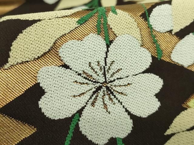 平和屋着物□極上 世界的人形師 辻村寿三郎 ジュサブロー 六通柄