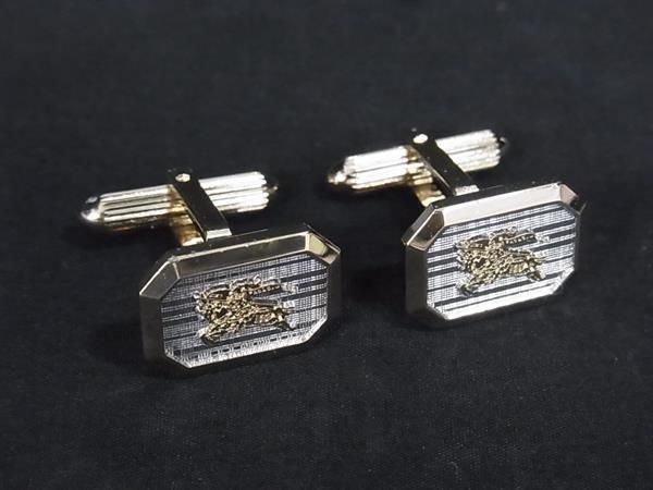 Burberry バーバリー カフス カフスボタン カフリンクス Amazon | バーバリー BURBERRY メンズ カフスボタン ロゴ 丸型