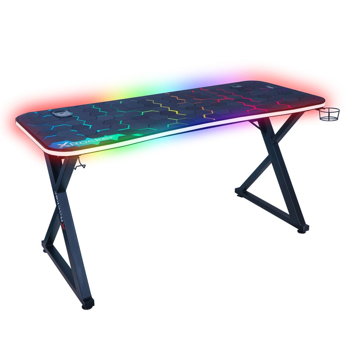 X Rocker パルサー MAX RGB LEDゲーミングデスク ct63959