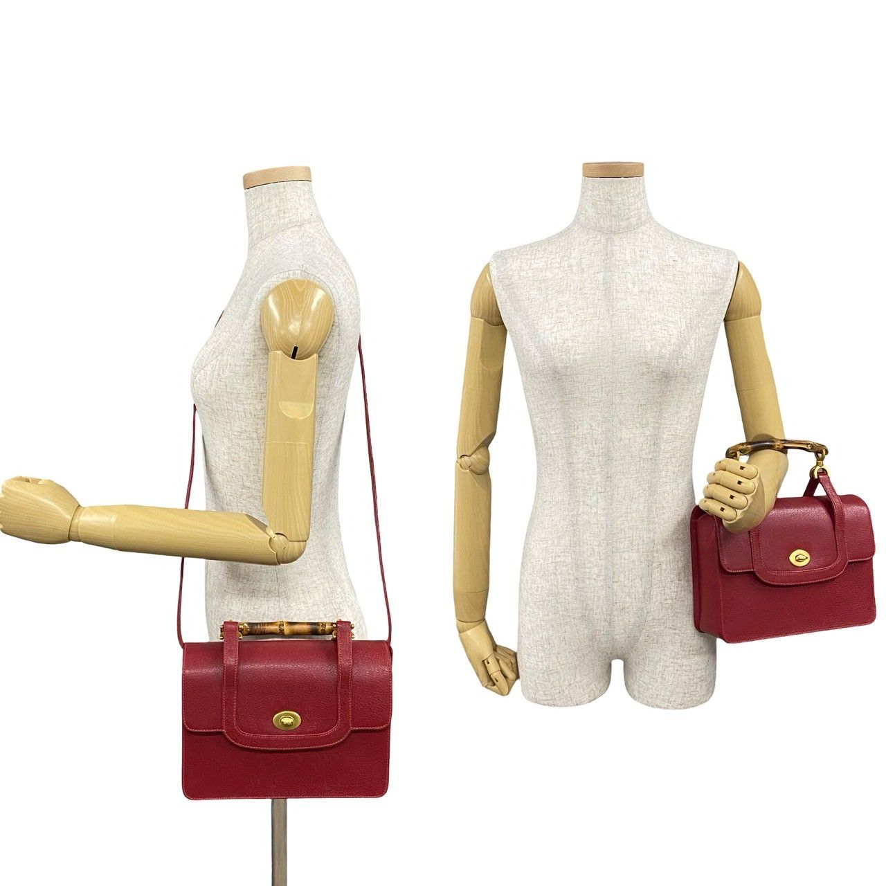 極 美品 希少品 GUCCI グッチ オールドグッチ ヴィンテージ バンブー  