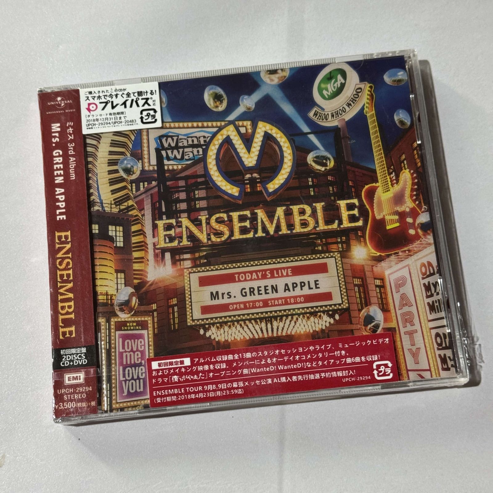 新品未開封】Mrs.GREEN APPLE ENSEMBLE 初回限定盤 CD+DVD