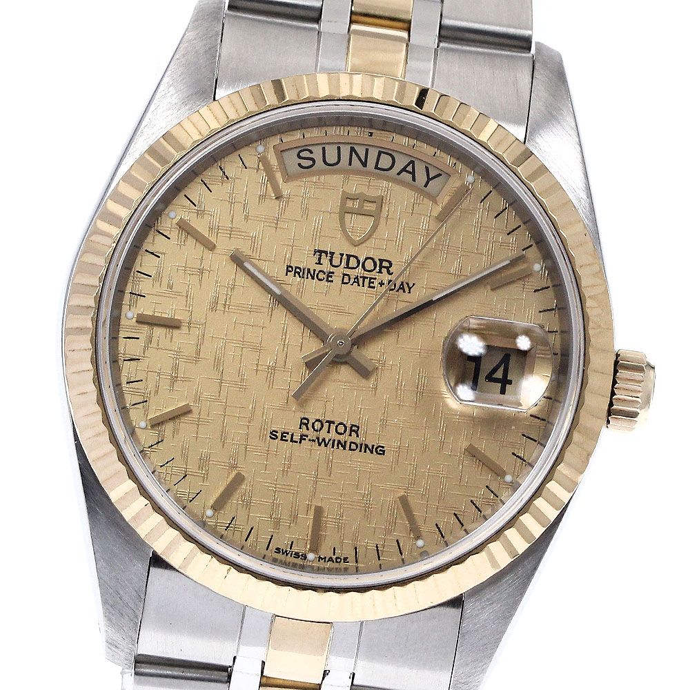 チュードル TUDOR 76213 プリンス デイトデイ 自動巻き メンズ