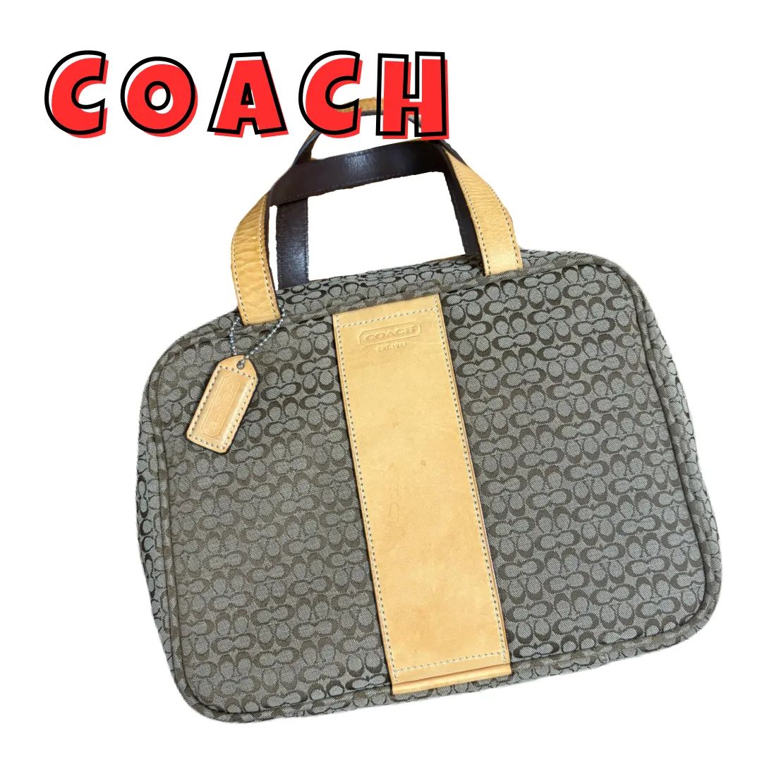 COACH シグネチャー バニティバッグ