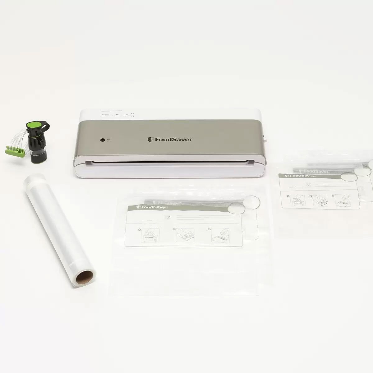 FoodSaver 真空パック機 本体 セット FoodSaver フードセーバー VS0195 真空パック機 セット パックロール
