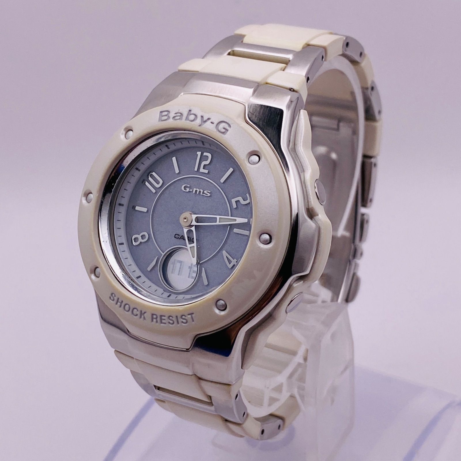 新品未使用✨CASIO Baby-G ソーラー電波時計 MSG - 3000CJ T244)美品 稼動品 CASIO カシオ 電波ソーラー Baby-G G-ms MSG