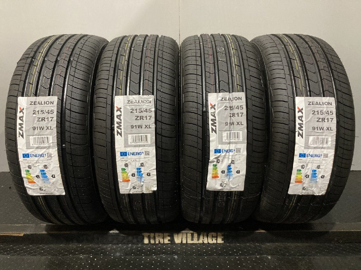 新品】札幌発 引取可 2024年製 ZMAX ZEALION 215/45ZR17 91W 17インチ