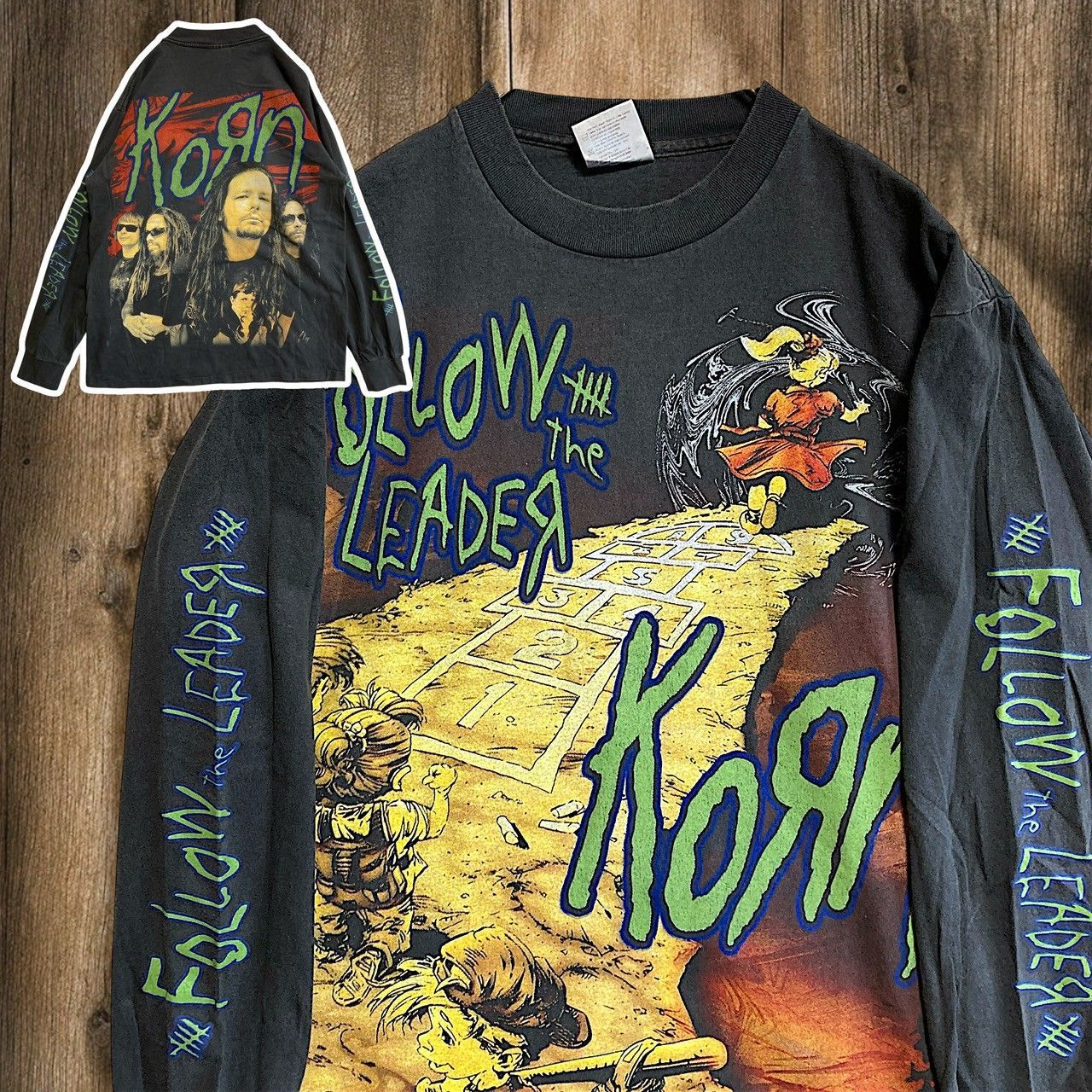 KORN Mサイズ ロングTシャツ コーン Korn / コーン ロング Tシャツ : オーエム - 通販 - Yahoo