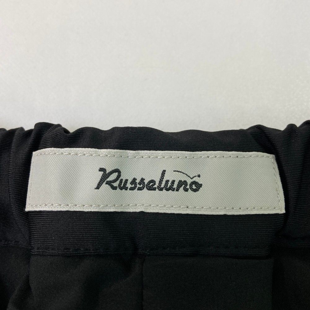 新品　ラッセルノ　パンツ　中綿　ルチャ　ブラック　ウエストゴム　ストレッチ　6 サイズ：6 RUSSELUNO ラッセルノ 中綿パンツ ルチャ ブラック系