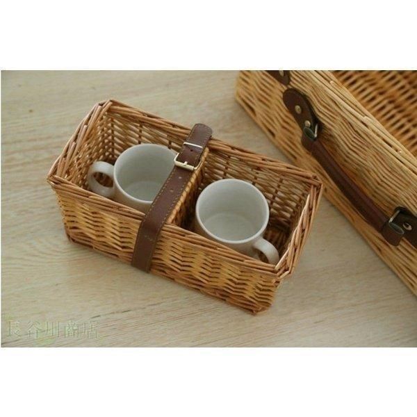 ピクニックバスケット 食器付き バスケットセット ピクニックバッグ