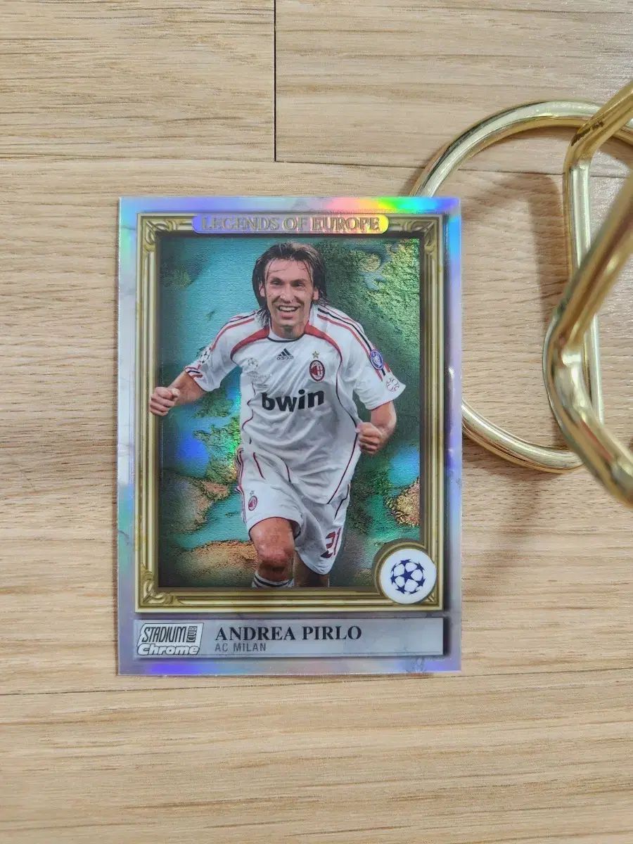 23トップス スタジアムクラブクロム ACミラン アンドレア・ピルロ インサート サッカーカード