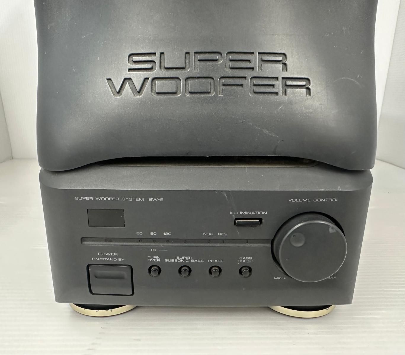 ジャンク品】KENWOOD ケンウッド スーパーウーファー SW-9