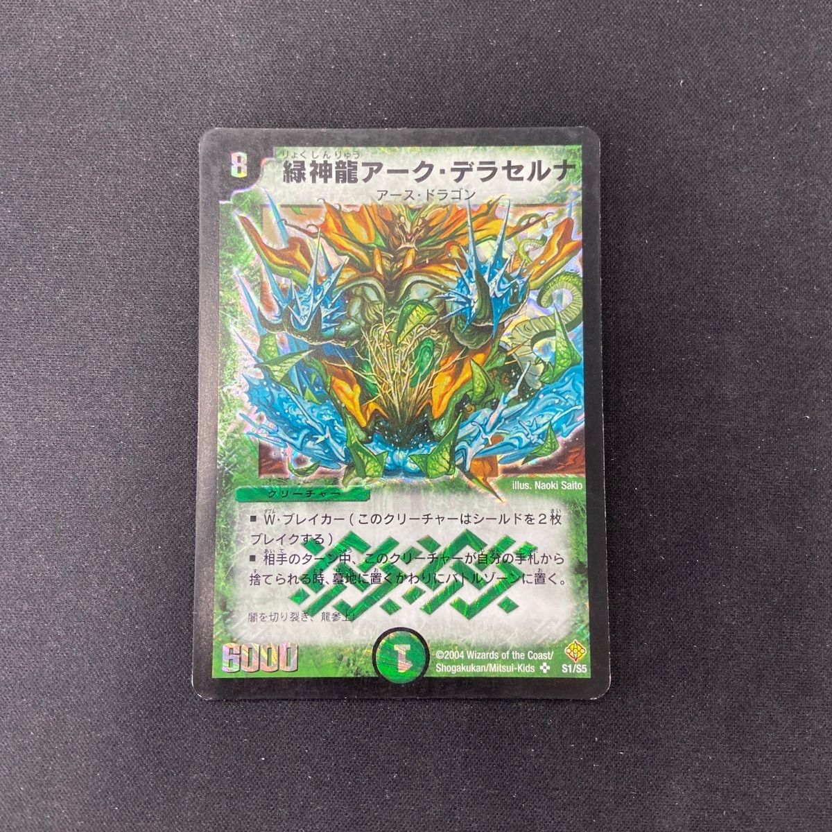 デュエルマスターズ 緑神龍アーク デラセルナ PSA8 英語版 Amazon.co.jp: デュエルマスターズ 【DM-12】 緑神龍アーク