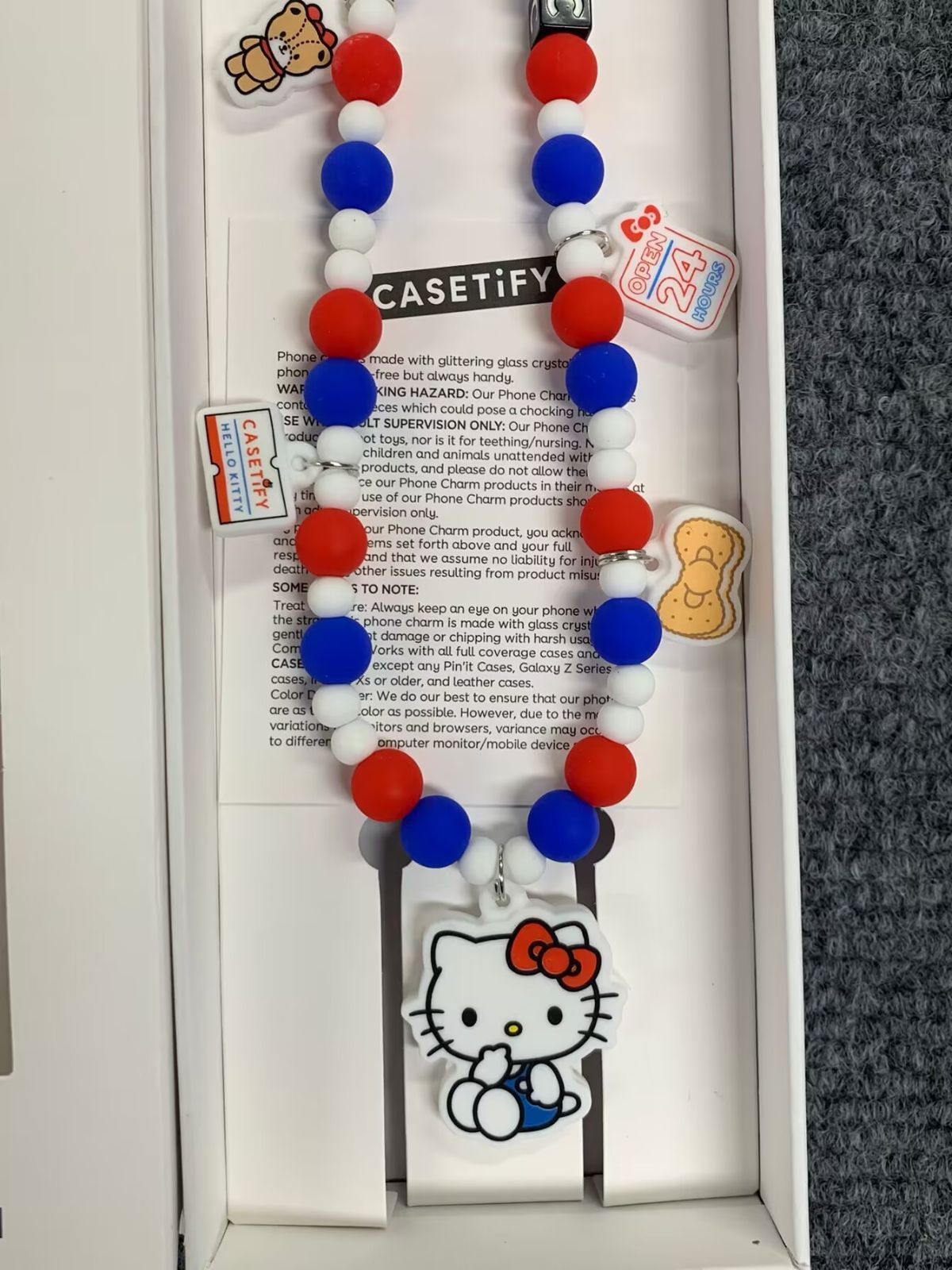 CASETiFY ハローキティー コラボ iPhoneケース＆ストラップ CASETIFY