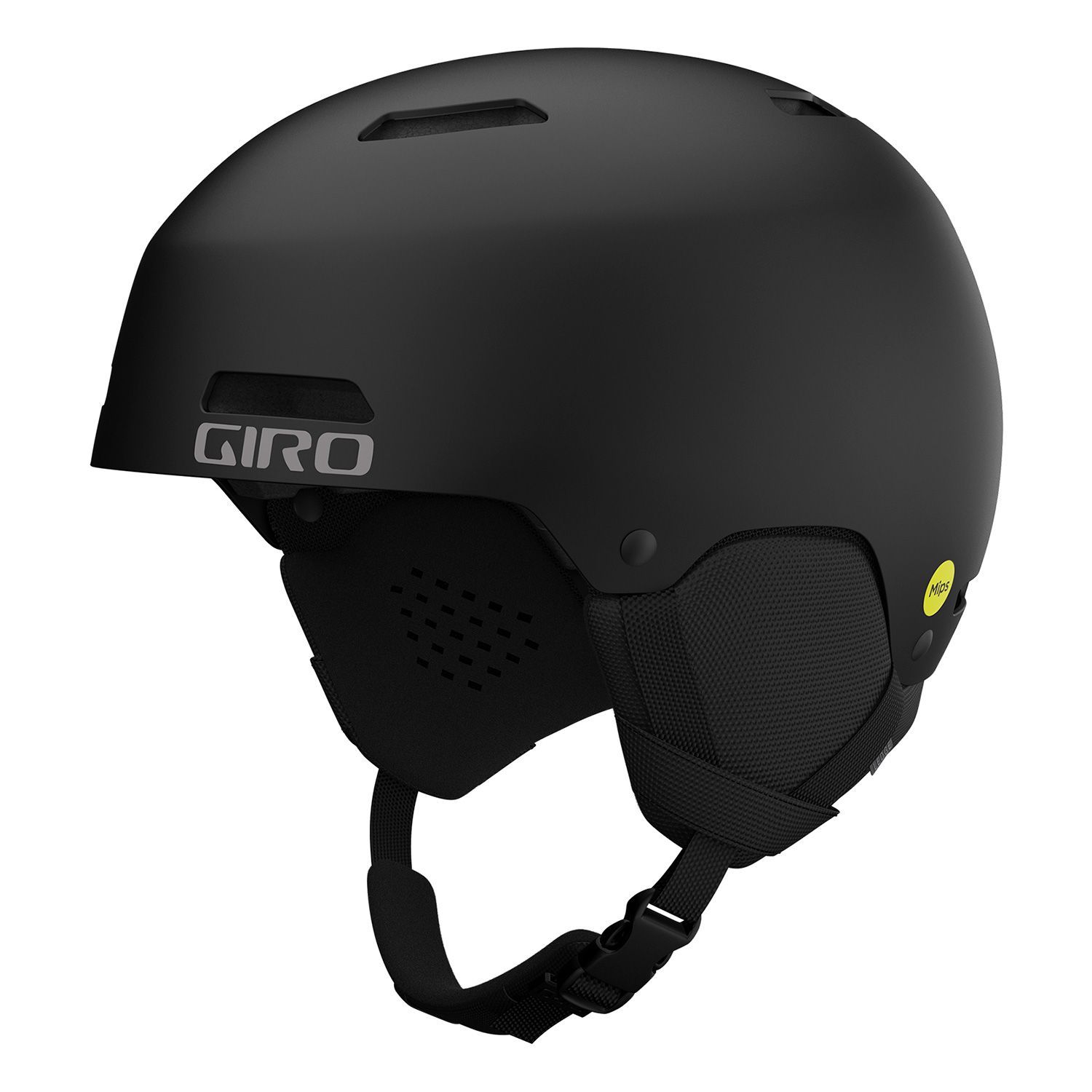 【美品】GIRO(ジロ) LEDGE FS MIPS スノーボード ヘルメット 大人用 ヘッドギア スノボ スキー Lサイズ マットブラック  K0222 0227ML005 0120240222100680