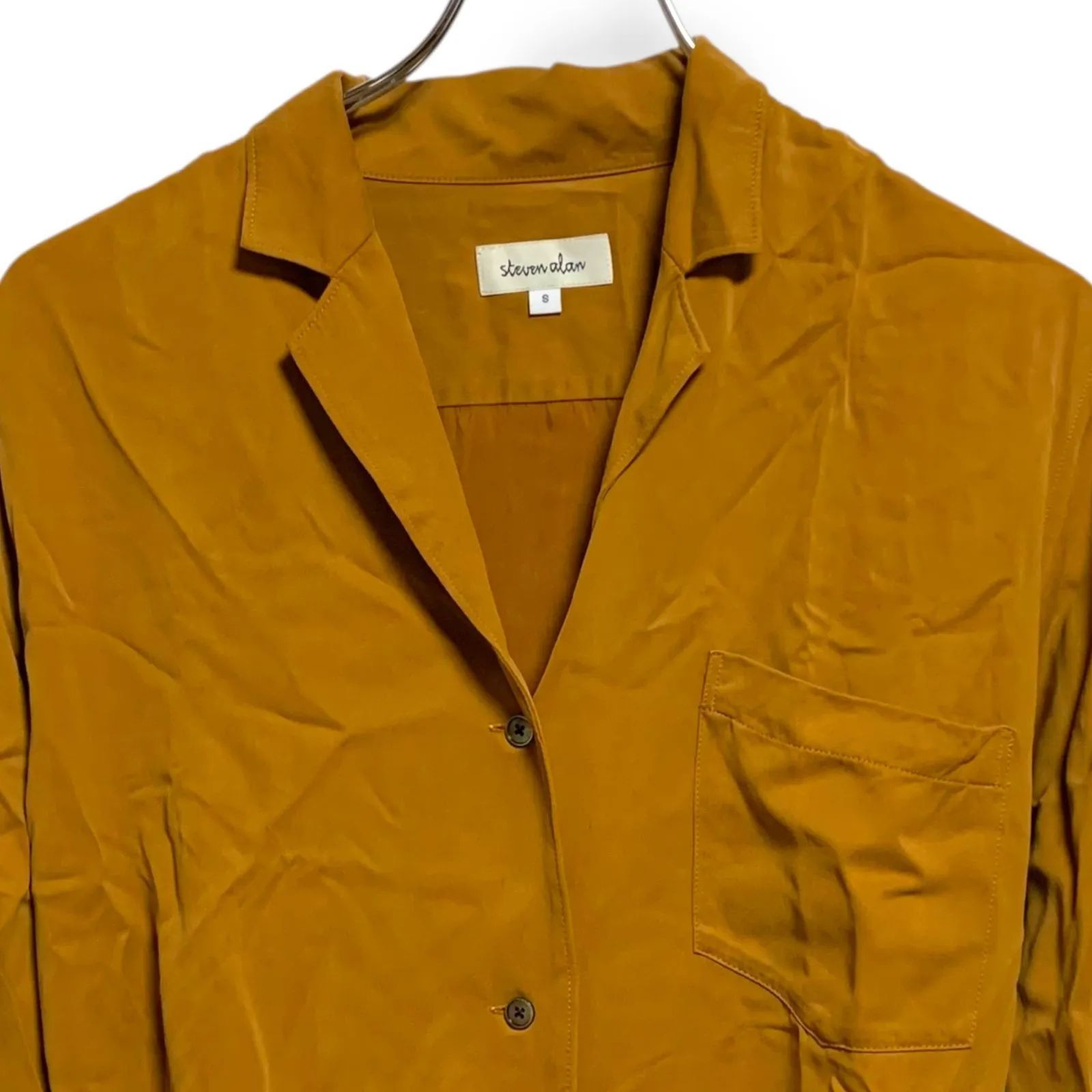 steven alan スティーブンアラン シャツワンピース ロング ブラウン系 