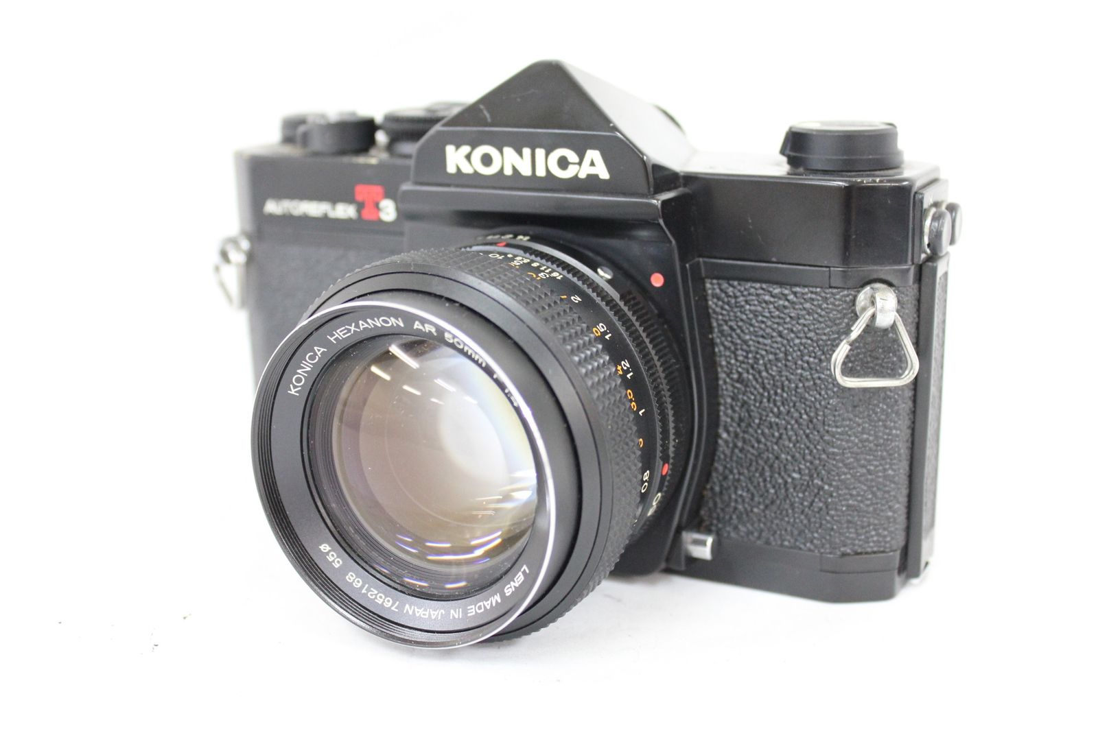 完動品 コニカ Konica Autoreflex T3 ブラック 返品保証 完動品 コニカ Konica Autoreflex T3 ブラック 返品保証