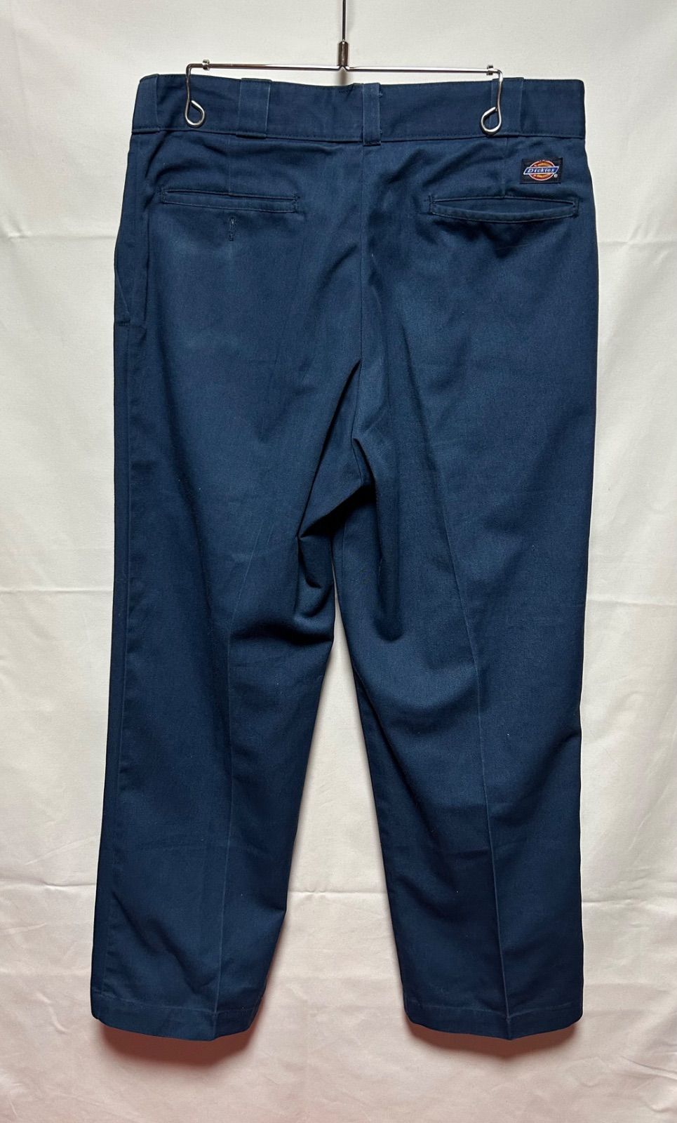 80s//vintage//USA製//Dickies//表記:34×29//カラー:NAVY//TALON