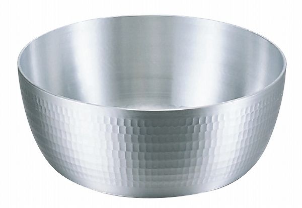 アルミ 打出ヤットコ鍋 18cm 目盛付 0135400