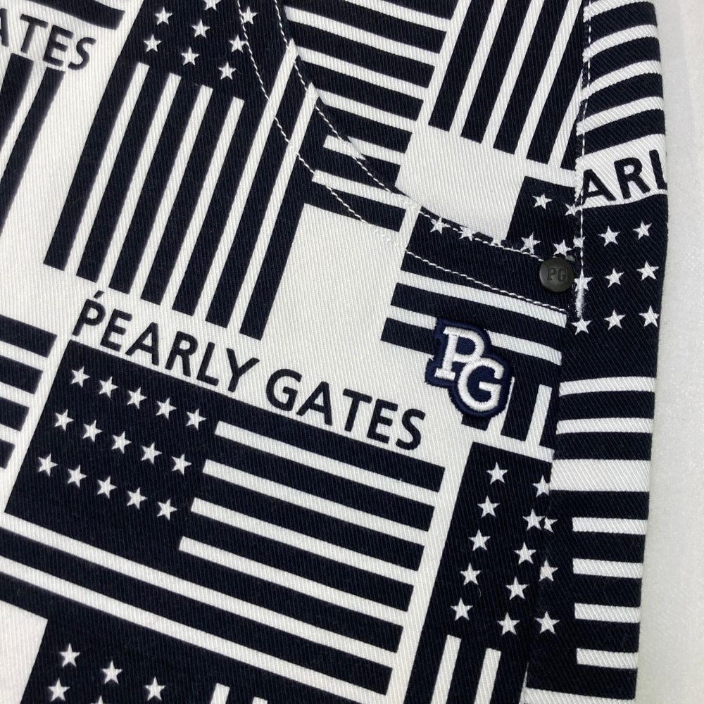 サイズ：1 PEARLY GATES パーリーゲイツ  ストレッチスカート 星条旗 総柄 ホワイト系 [240101474806] ゴルフウェア レディース ストスト サイズ：1 PEARLY GATES パーリーゲイツ ストレッチスカート 星条旗 総
