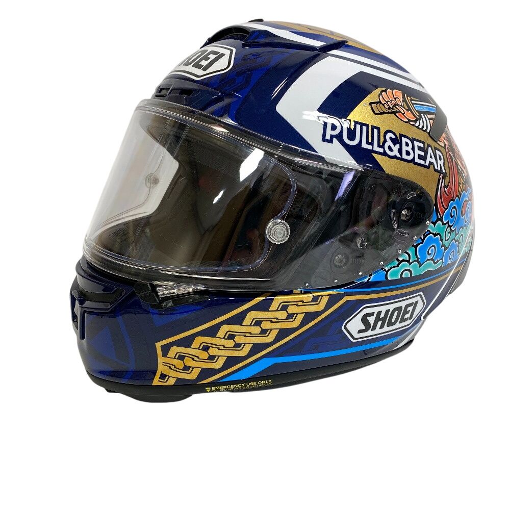 SHOEIショウエイ shoei x-fourteen X-14 MARQUEZ MOTEGI3 マルク・マルケス 限定 TC-2 ヘルメット ブルー メンズ