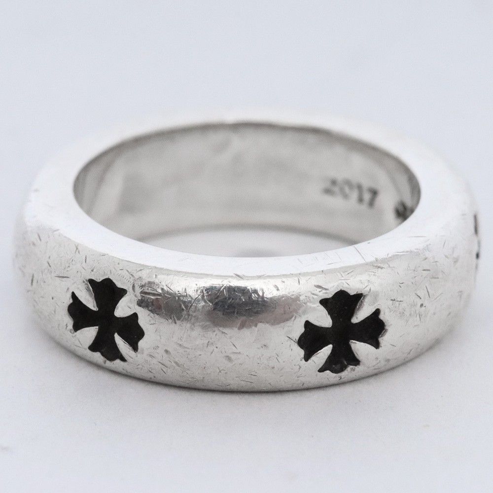 4号 CHROME HEARTS ネガティブ CHプラス リング シルバー - メルカリ