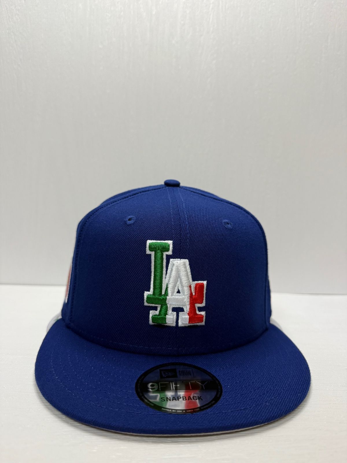Newera ロサンゼルスドジャース メキシコ国旗 9fifty スナップバックキャップ ブルーカラー