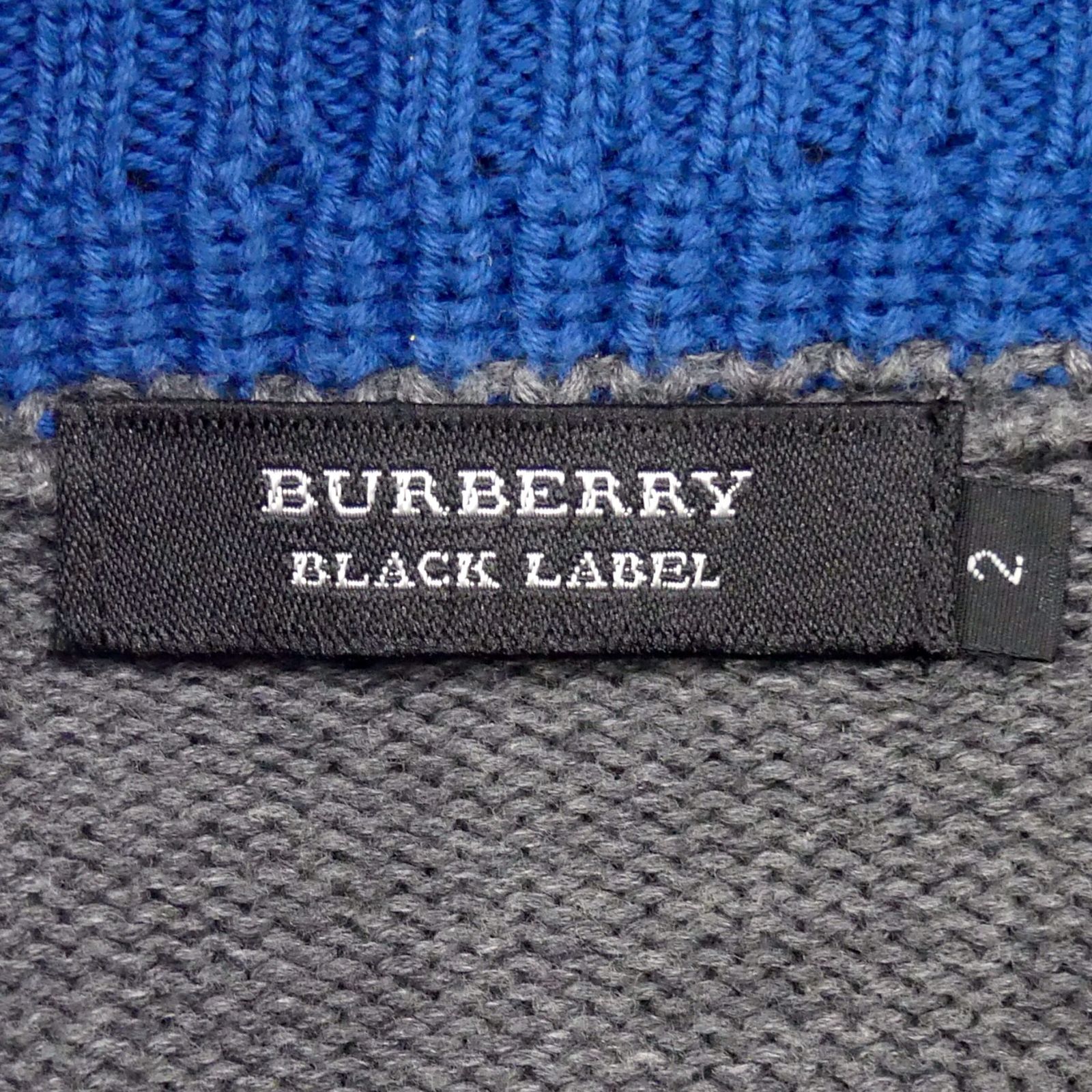 BURBERRY BLACK LABEL 廃盤 バーバリーブラックレーベル セーター 