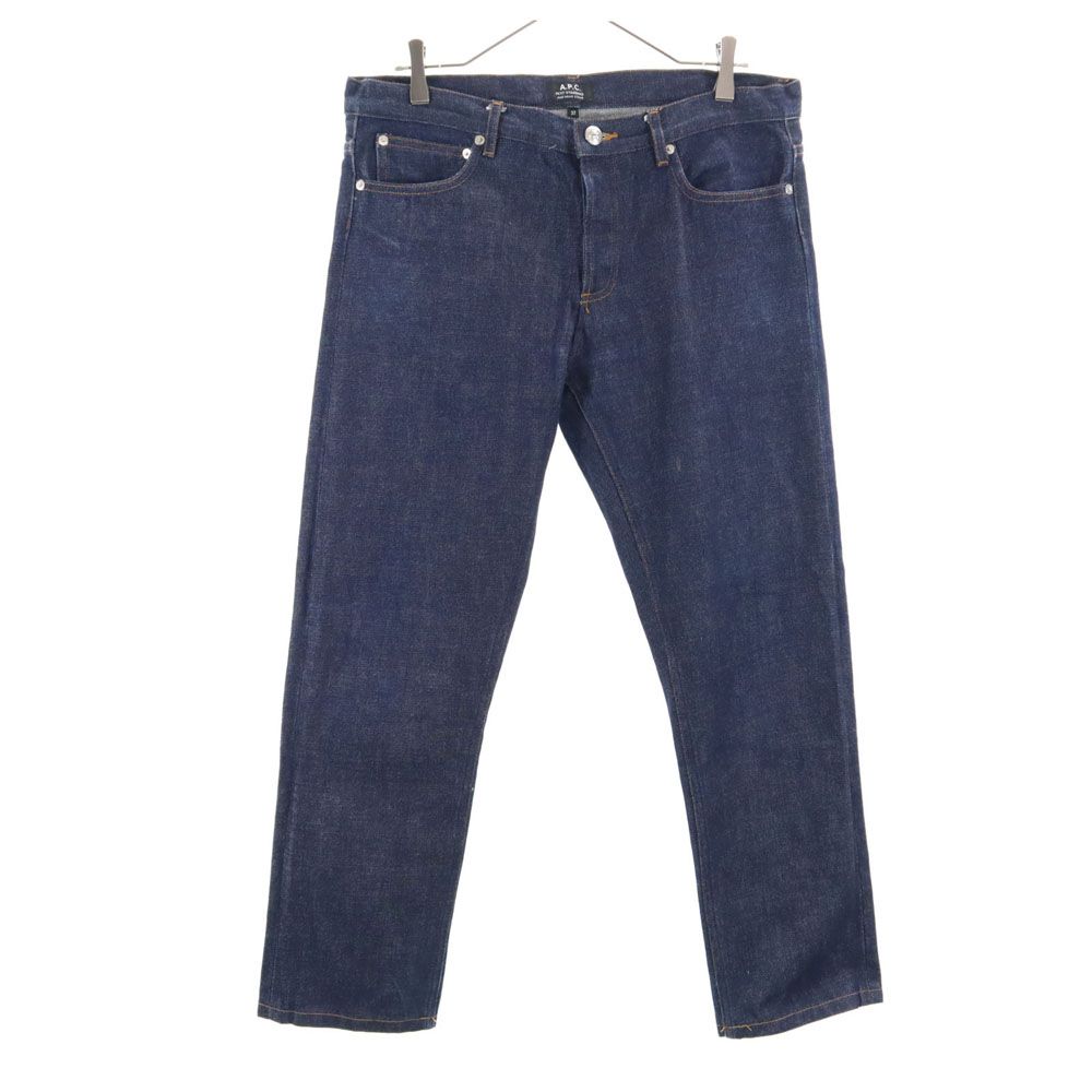 アーペーセー デニムパンツ W32 インディゴ A.P.C. ジーンズ ボタンフライ メンズ