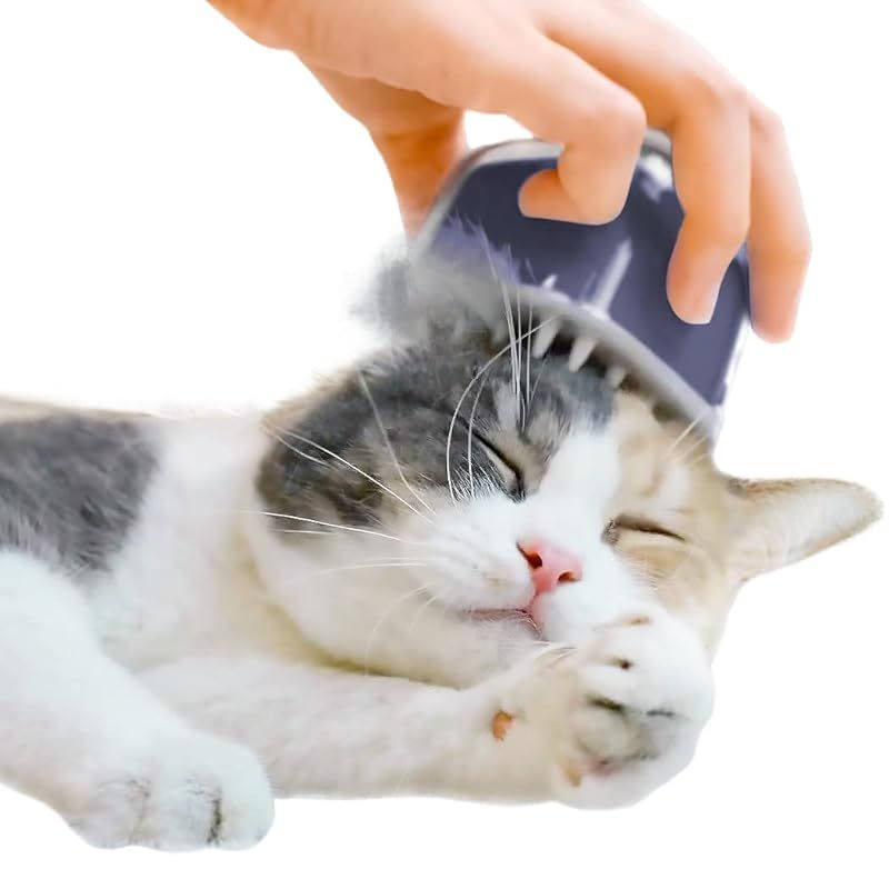 Cheerble 猫 ブラシ 猫ちゃんのご褒美エステ キャンディ・ブラシ（Taro Purple） 0