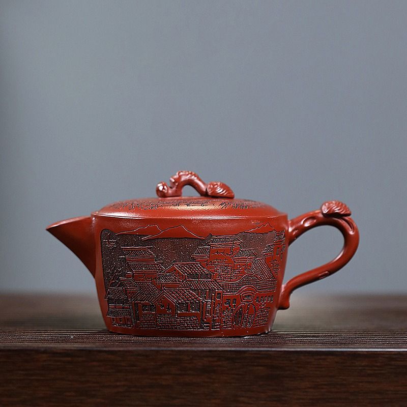 茶壷 急須 紫砂壺 ティーポット 常滑焼 紫砂茶器 唐物紫泥急須 紫砂