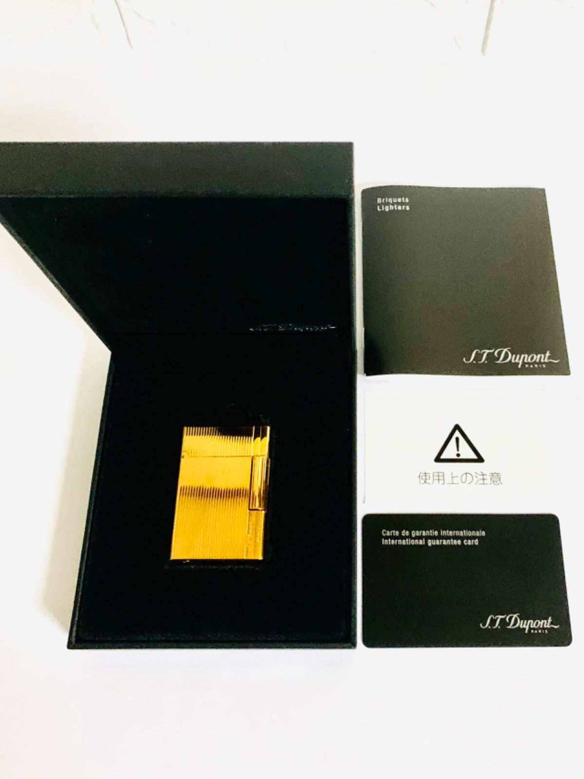 S.T.Dupont デュポン ガスライターギャッツビー18145ゴールド 連ねる