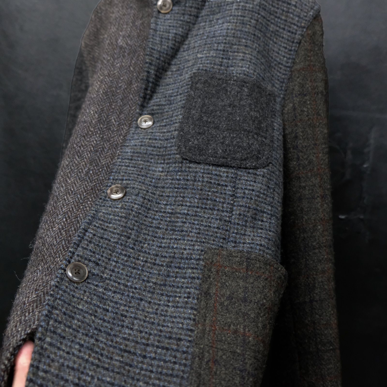 B&Y × Harris Tweed クレイジーカバーオール S テーラードジャケット ウール ユナイテッドアローズ ハリスツイード  BEAUTY&YOUTH クレイジーパターン - メルカリ