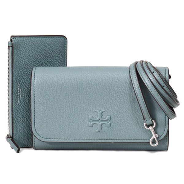 トリーバーチ バッグ TORY BURCH レザー フラップ ウォレット 2way