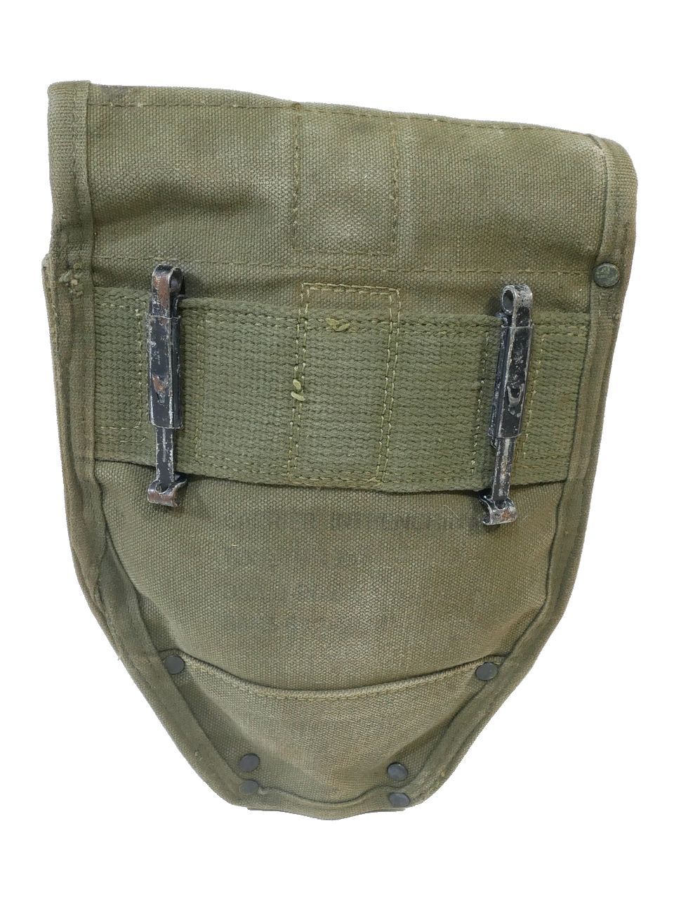 M1956 アメリカ軍 ショベルカバー Shovel Vietnam Cover 画像現品a キャリア Eツール Eツールキャリア Canvas 画像現品b Tool Entrenching Army Pick