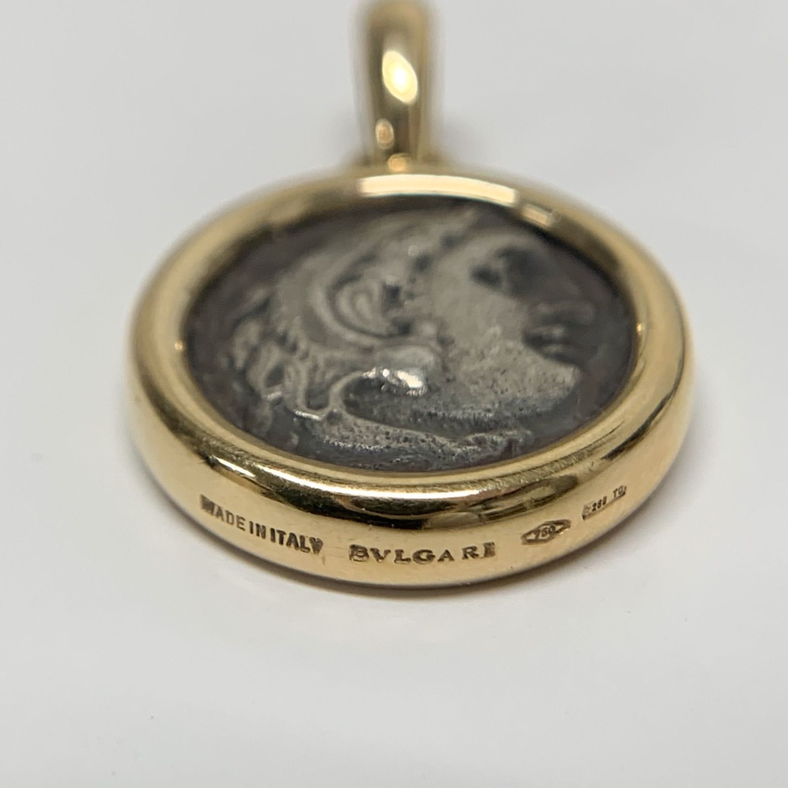 中古】BVLGARI ブルガリペンダントトップ モネーテ アンティーク