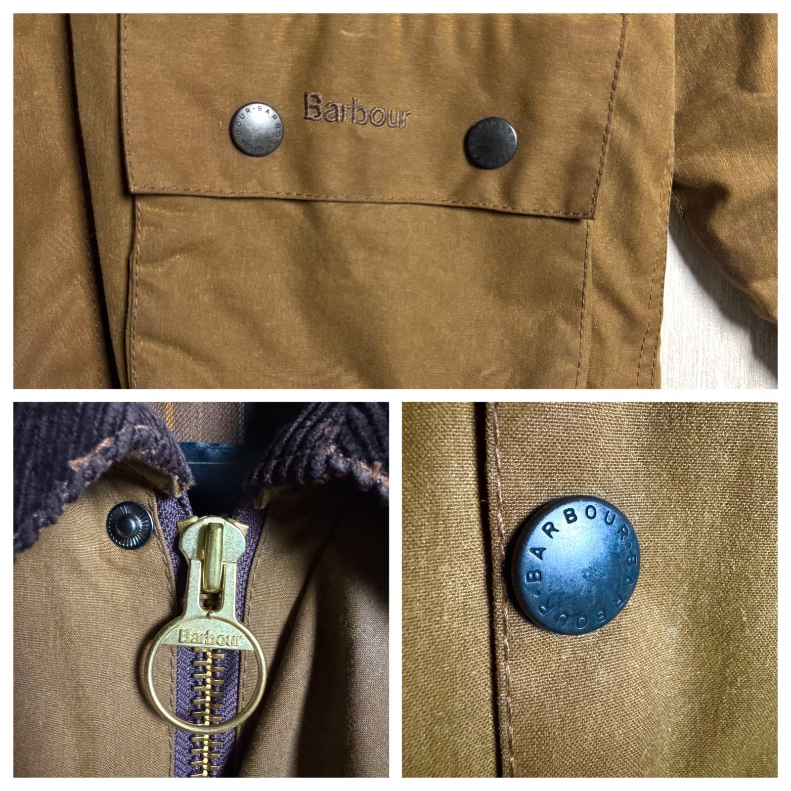 英国製 Barbour バブアー オイルドジャケット BEDALE ビデイル バーク 