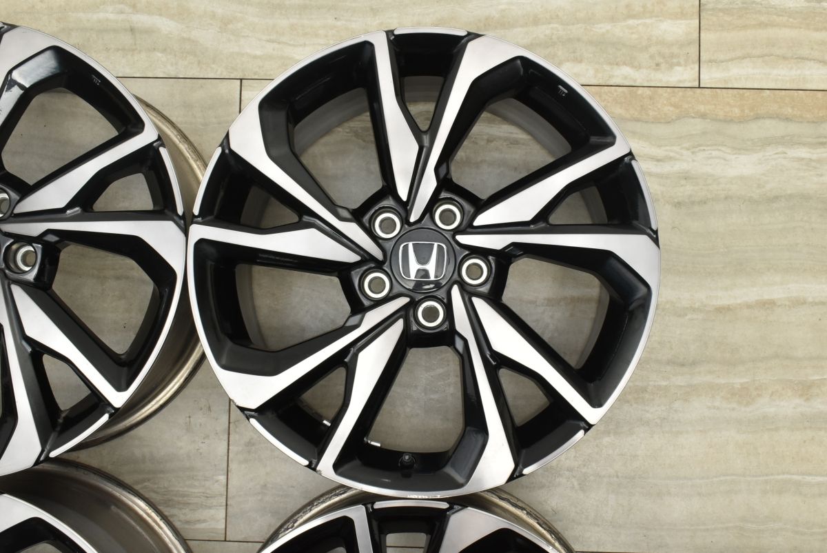 ホンダ FK7 シビック 純正 18in 8J +50 PCD114.3 4本 美品】ホンダ FK7 シビック ハッチバック 純正 18in 8J+50