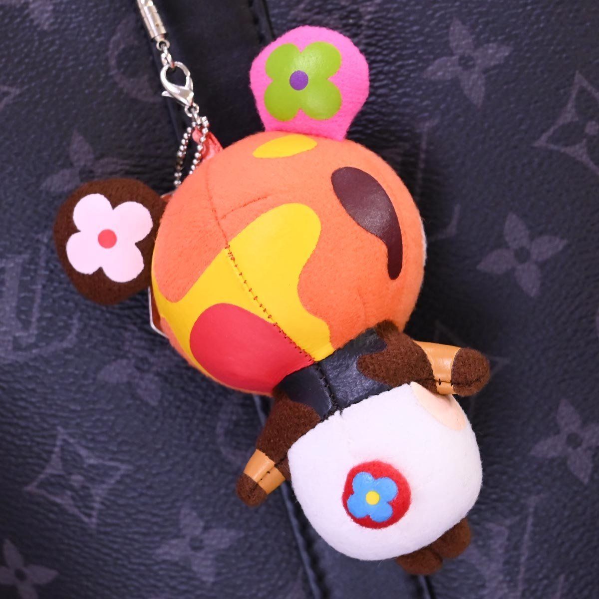 ルイ・ヴィトン　村上隆パンダチャーム 本物 新品 ルイヴィトン 村上隆 コラボ限定 マルチカラー プティ
