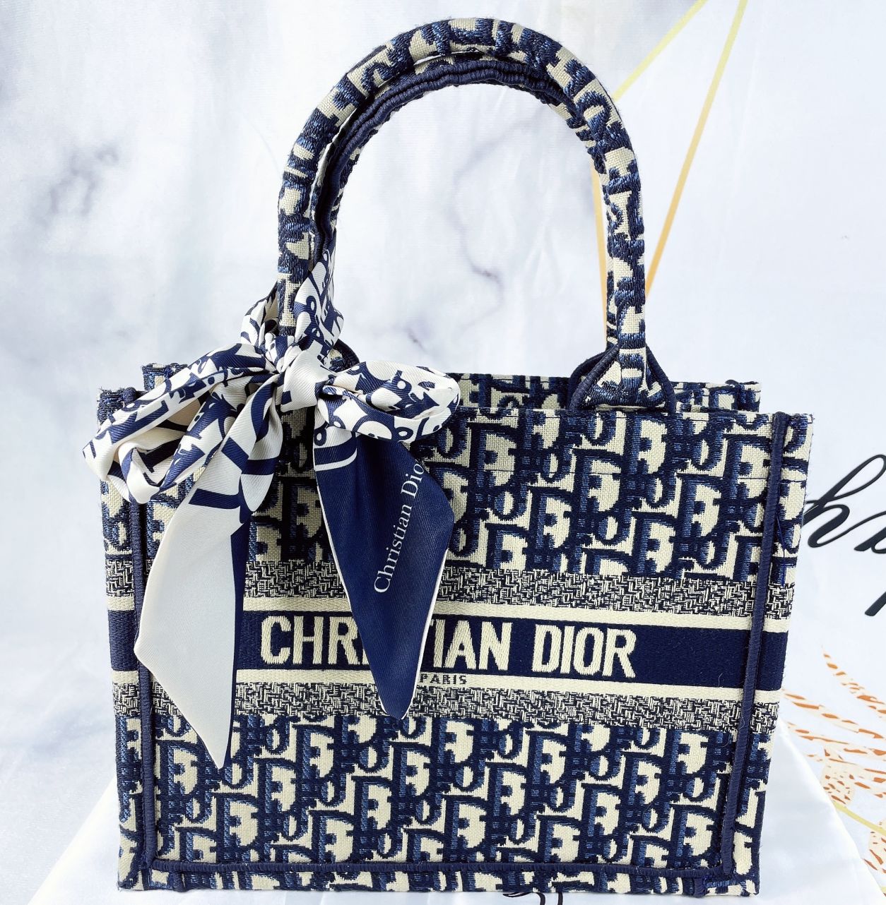 極美品】 Christian Dior クリスチャンディオール ミディアム トート ...