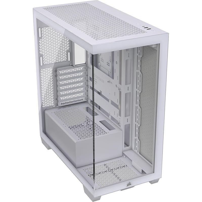 CORSAIR 3500X Tempered Glass ミドルタワーPCケース ホワイト CC-9011277-WW 0
