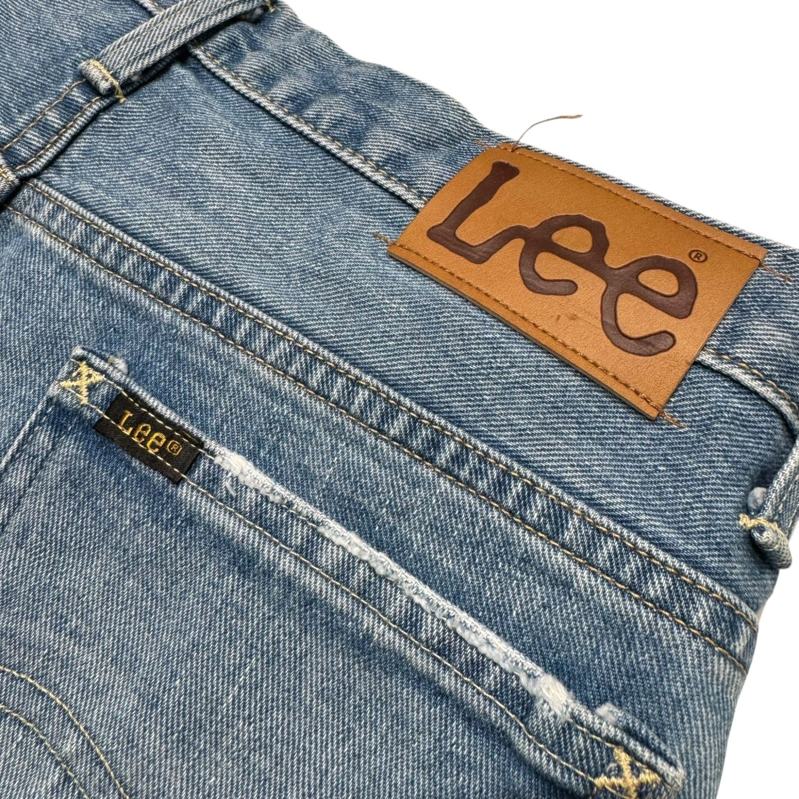 【超美品】 Lee リー ⑤ LB9207 25030913001010 SLOBE別注 BOYS CUT DENIM レディース ブルー M