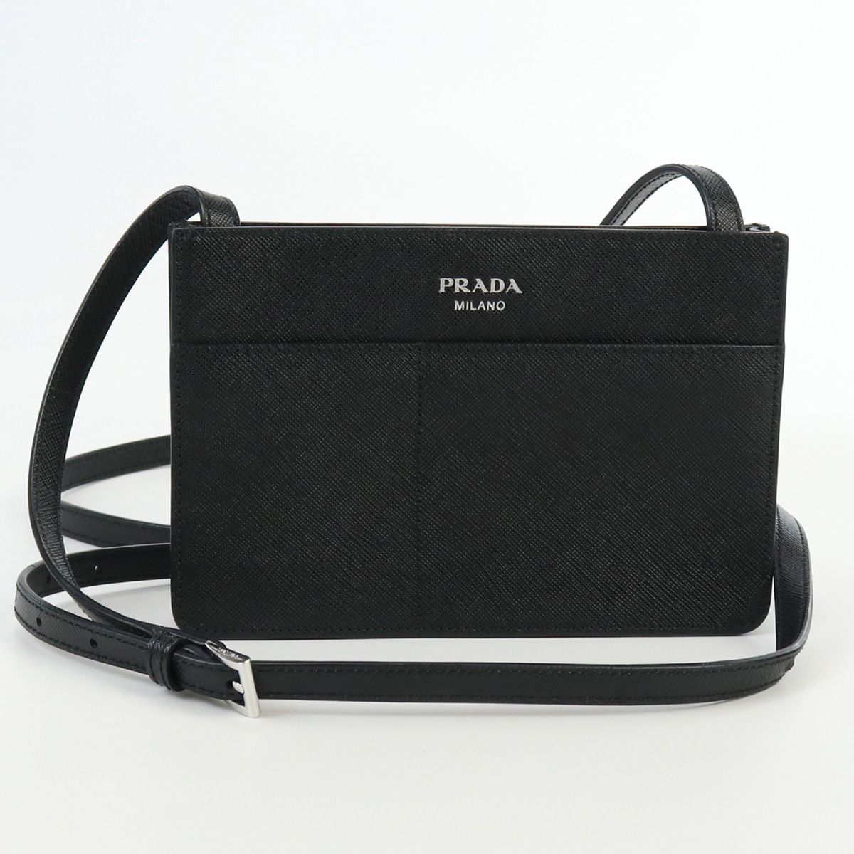 PRADA プラダ ミニショルダーバッグ 斜め掛け ショルダーバッグ レザー ...