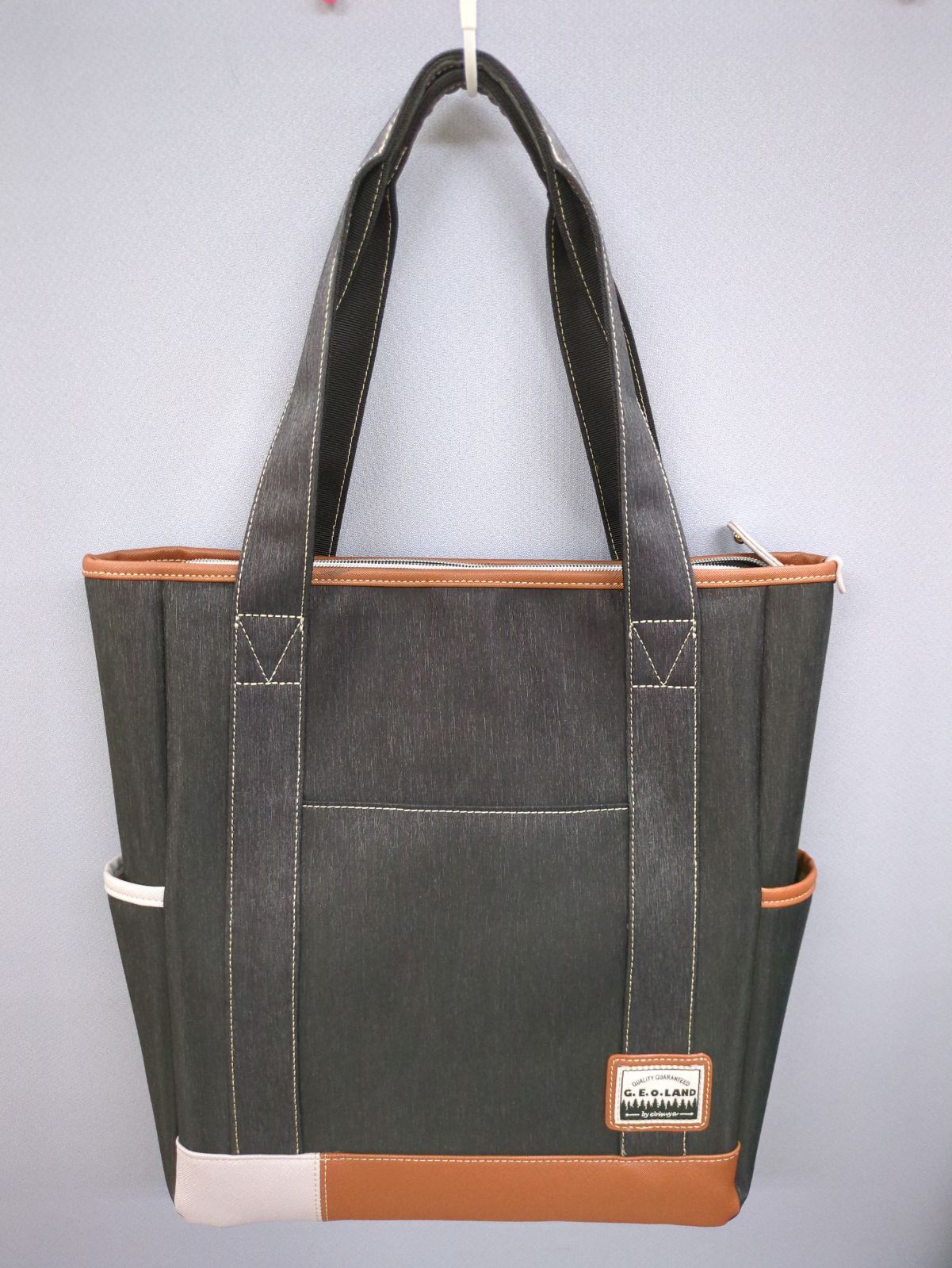 darich ロゴレザートートバッグ ブラック ダーリッチ Darich ロゴ