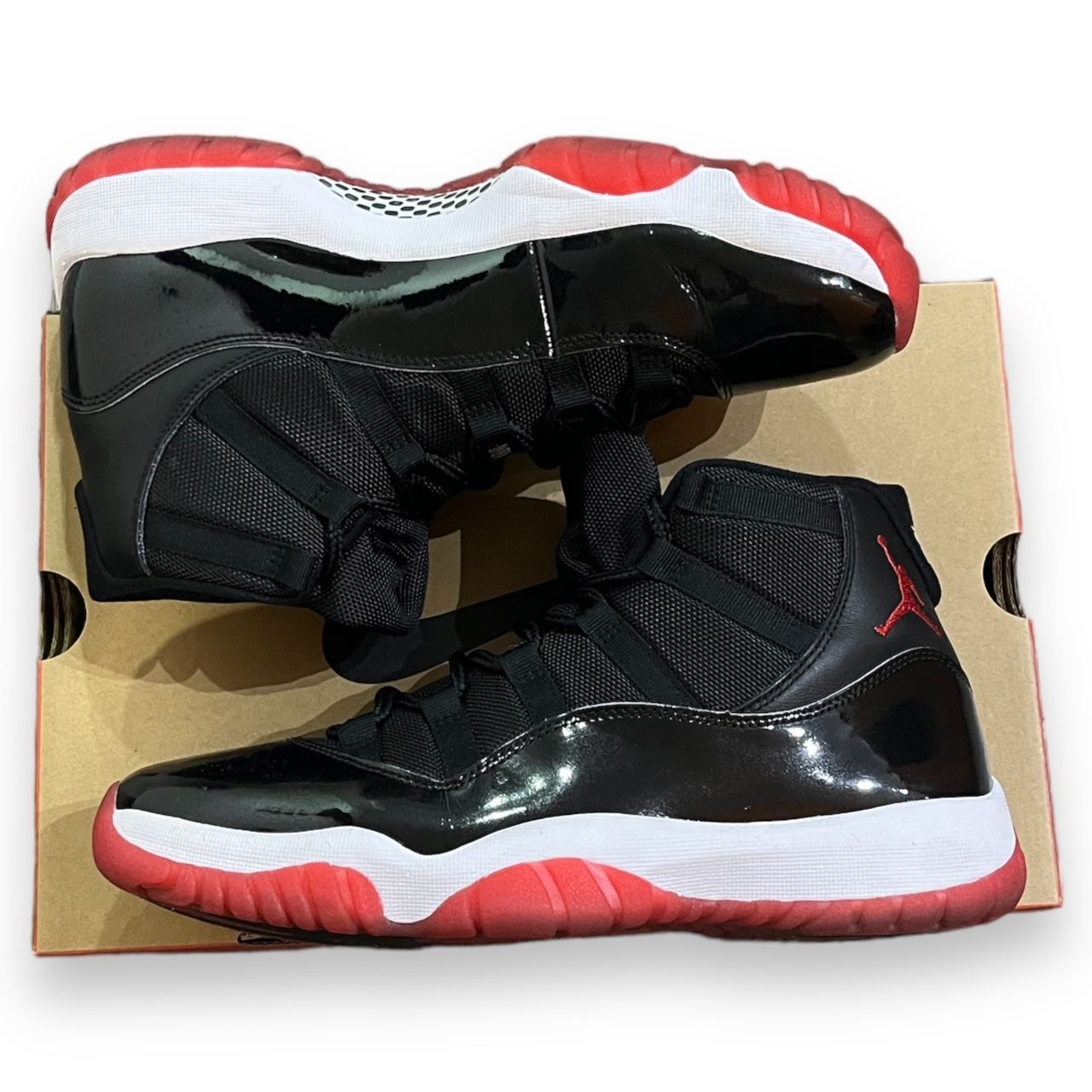 国内正規 NIKE AIR JORDAN 11 RETRO BRED 378037-061 ブレッド ジョーダン11 スニーカー ナイキ 28cm  58370A - メルカリ