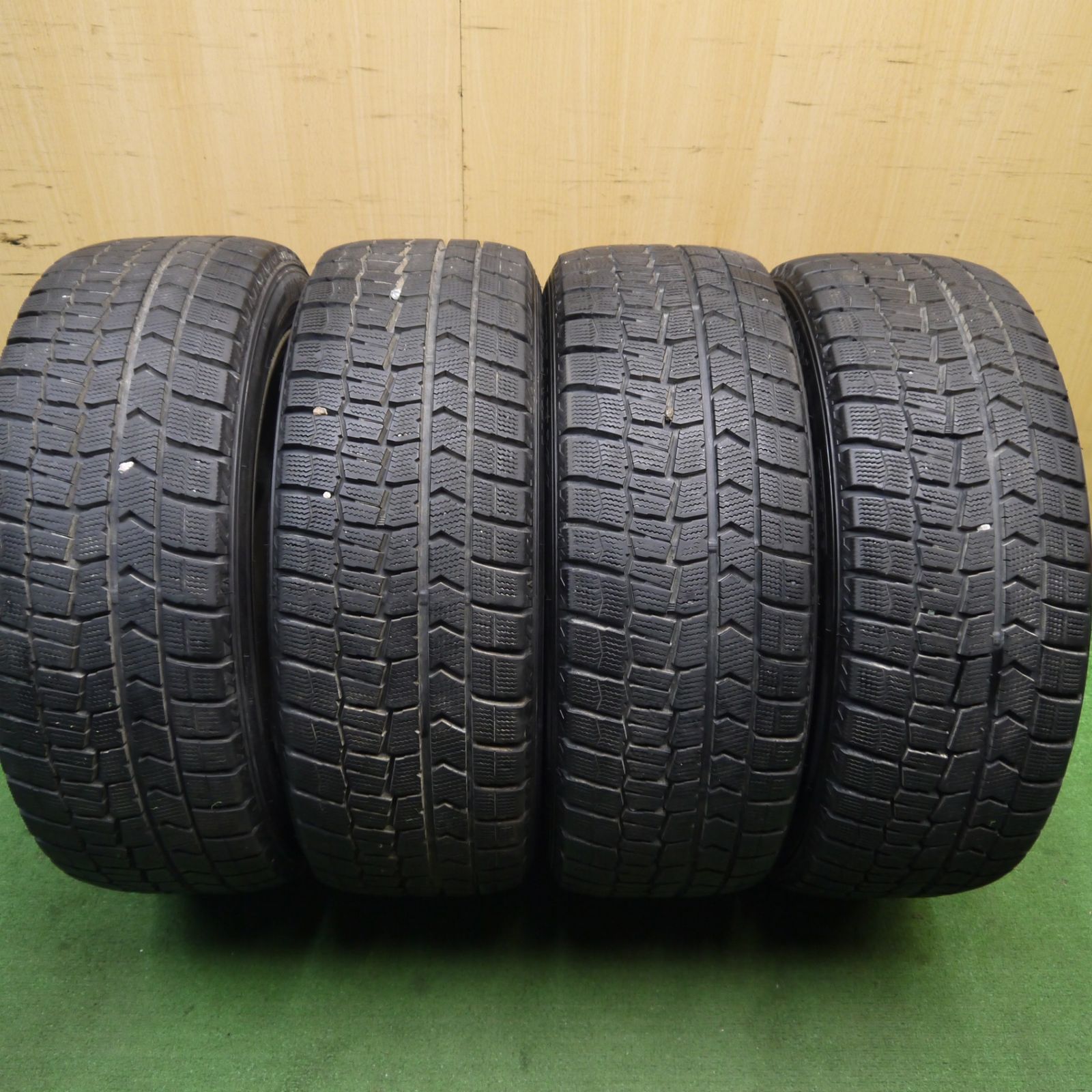 バリ溝！21年！9.5分☆スバル レガシィ 純正 215/50R17 スタッドレス 