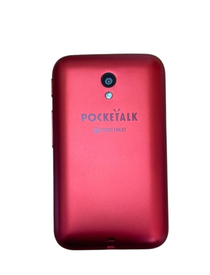管理番号2897 POCKETALK S ポケトーク 翻訳機 グローバル通信 2年 レッド