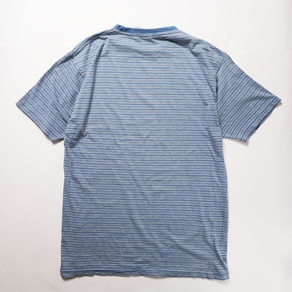 90's 00's オーシャンパシフィック OP マルチボーダー クルーネック T